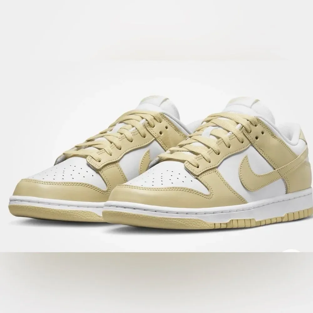 Nike dunk low retro BTTYS #DVO833–100 colors, tan and white size 8.5men’s